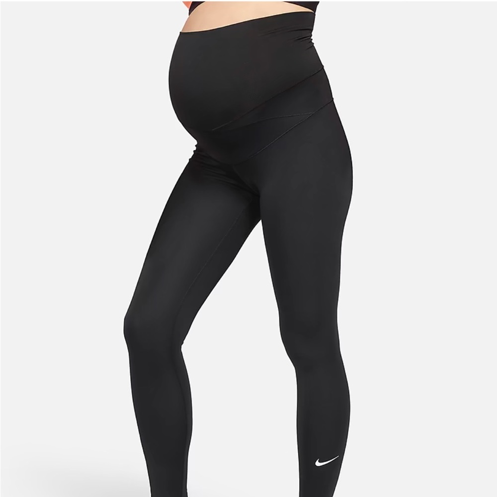 Nike One Women High-Waisted Maternity Legging Black